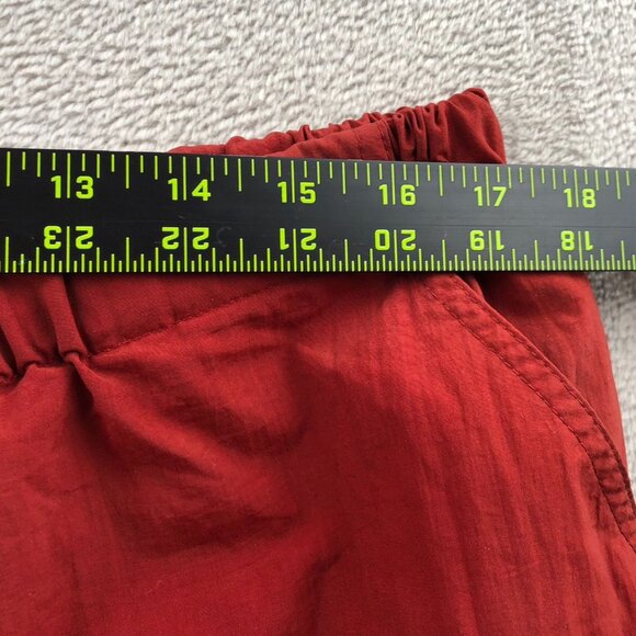 Mens Cargo Shorts Size 34 Measuered Elatic Waist Outdoors Hiking Adjustable Red - Picture 3 of 13